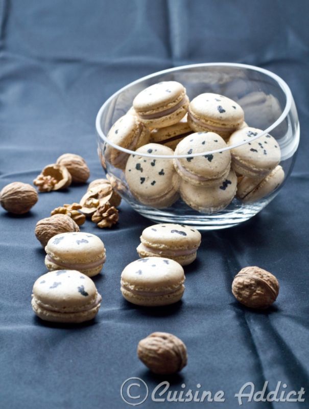 Une alliance gourmande : macarons au roquefort, banane et noix