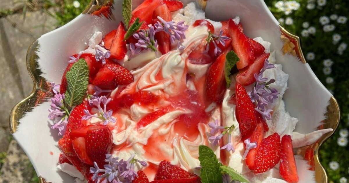 Un délice printanier à base de fraises