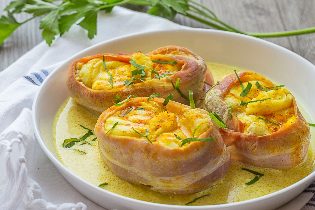 Médaillon de lotte au safran