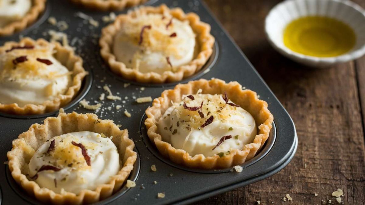 Des mini-tartelettes apéro sans pâte pour un apéritif réussi