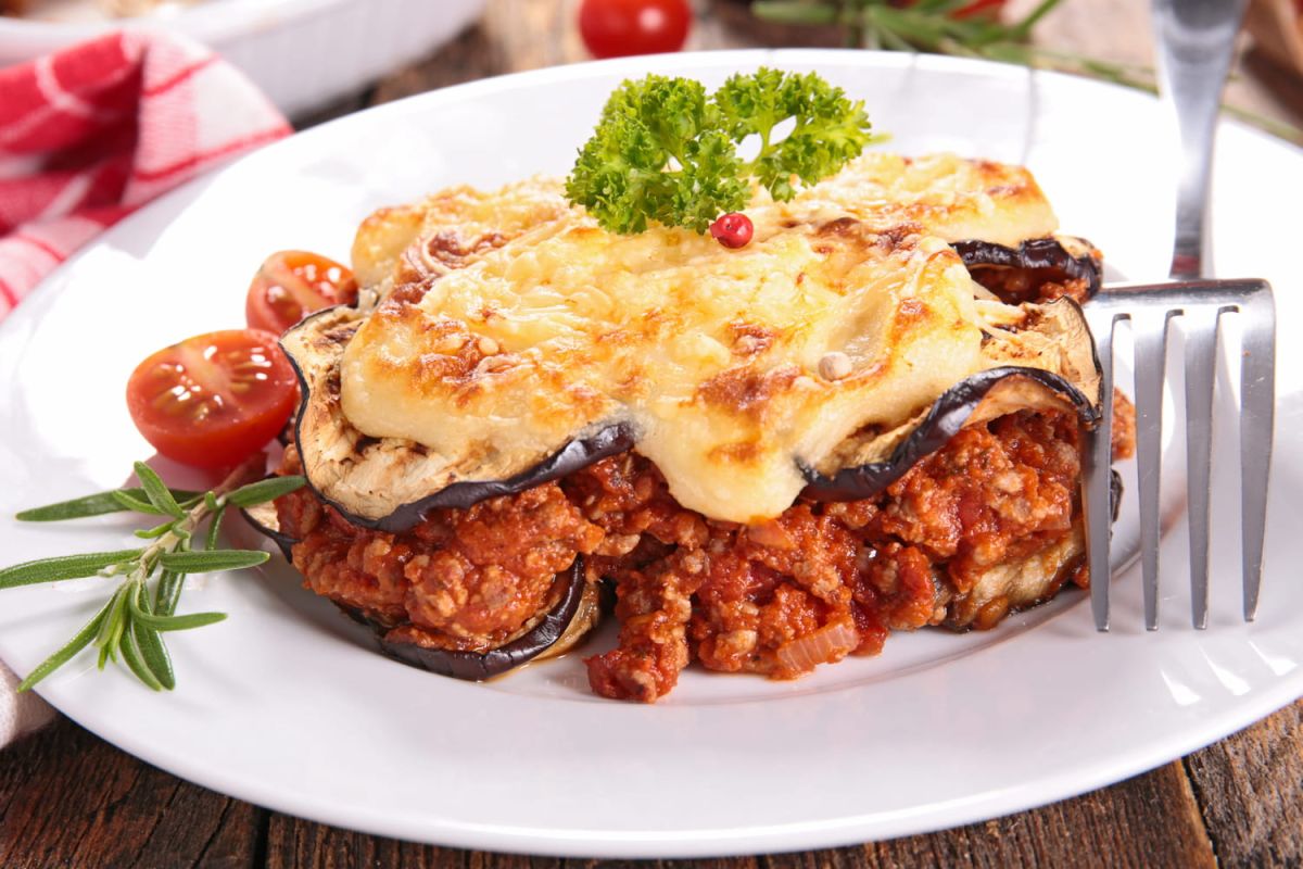 La moussaka revisitée par Cyril Lignac