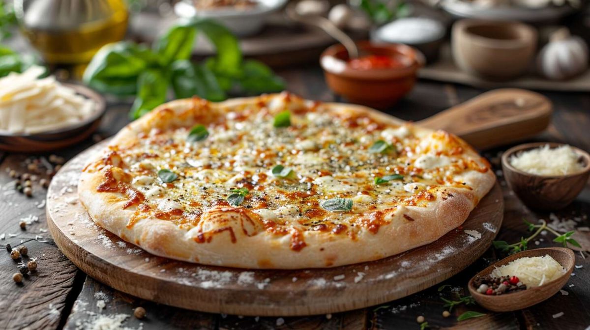 La pizza aux 3 fromages : un délice italien à réaliser chez soi
