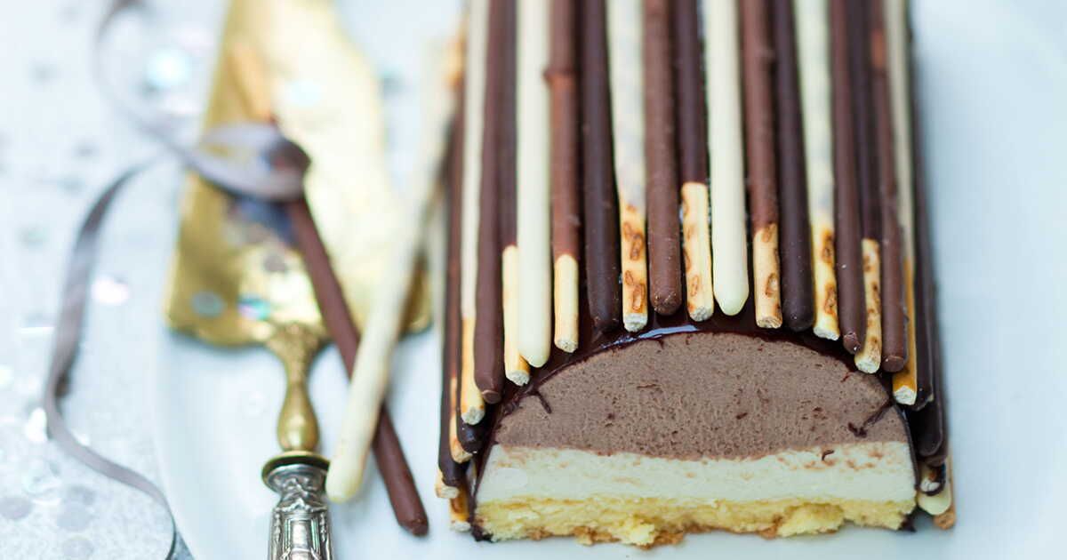 Une bûche de Noël inédite : le délice aux Mikado