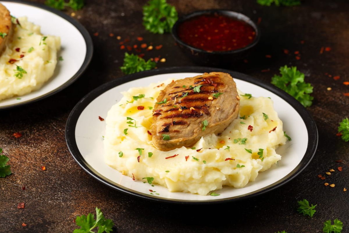 Un délice de Noël : volaille aux épices et purée vanille de Cyril Lignac