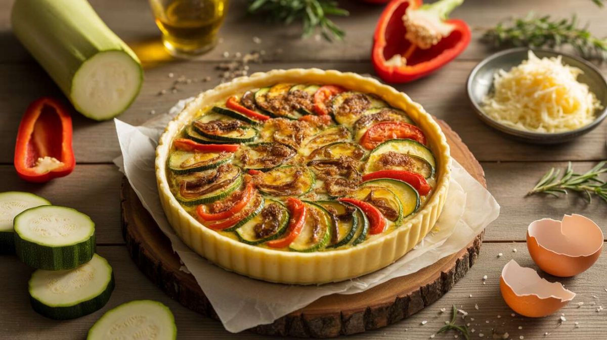 Une quiche d'été aux légumes : légère et savoureuse pour un dîner express