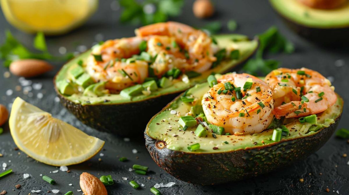 Savourez des demi-avocats aux crevettes en un clin d'œil