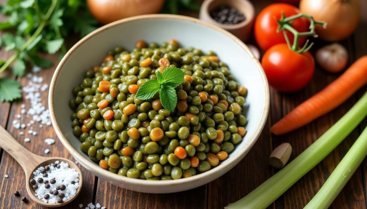 Lentilles mijotées aux légumes : un plat d'automne réconfortant