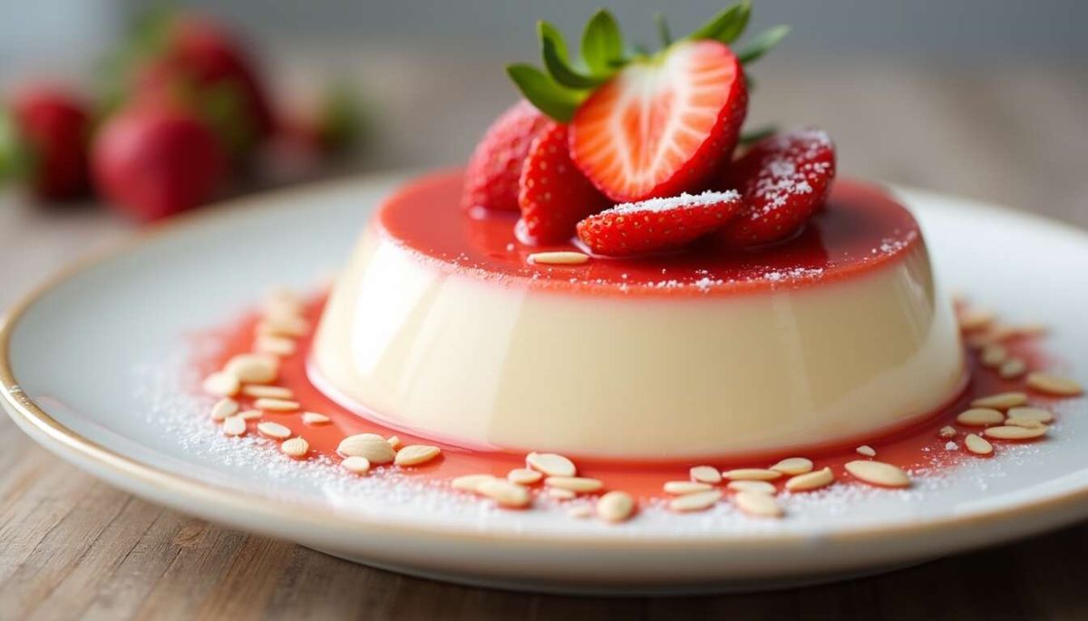 Adoptez la panna cotta fraise-amande avec les secrets de Laurent Mariotte