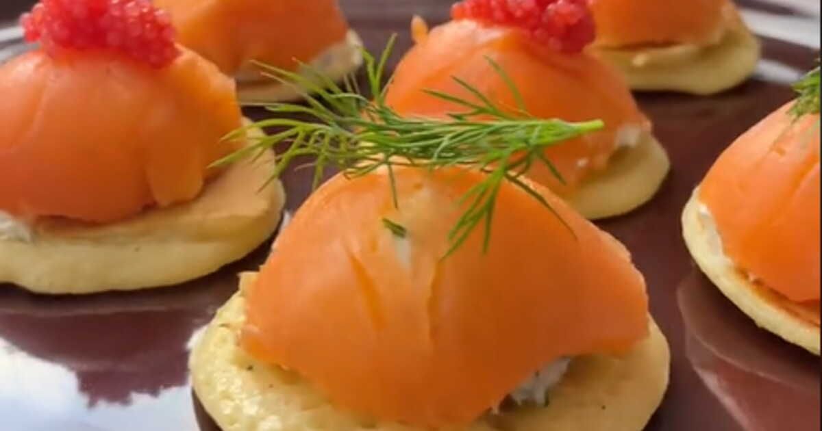 Des mini dômes de saumon fumé pour un apéro de Noël express