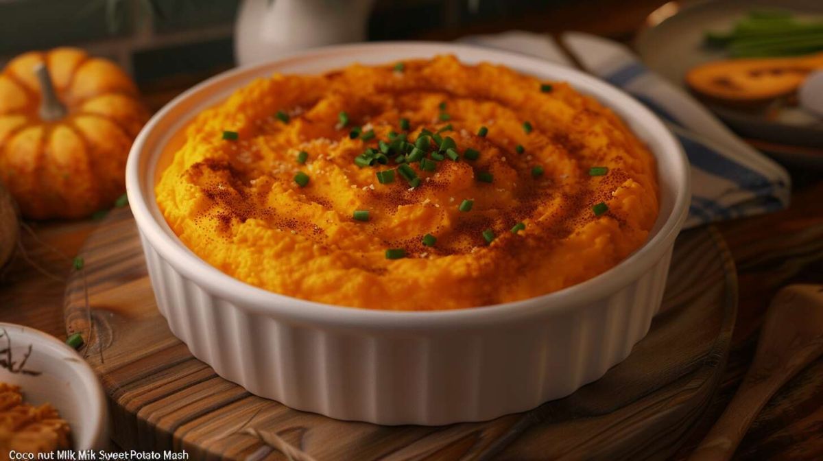 Préparez une purée de patates douces au lait de coco pour une escapade tropicale