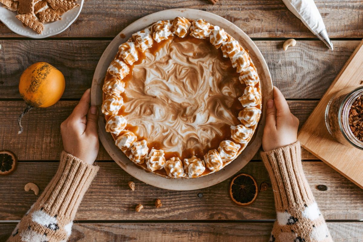 La délicieuse tarte à la crème brûlée de Cyril Lignac