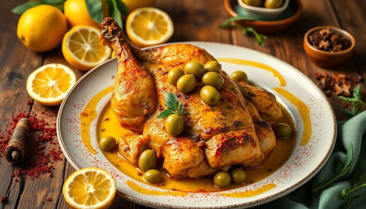 la recette inédite du poulet aux citrons confits