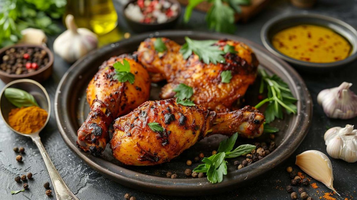 Recette irrésistible : cuisse de poulet parfumée au curry au four
