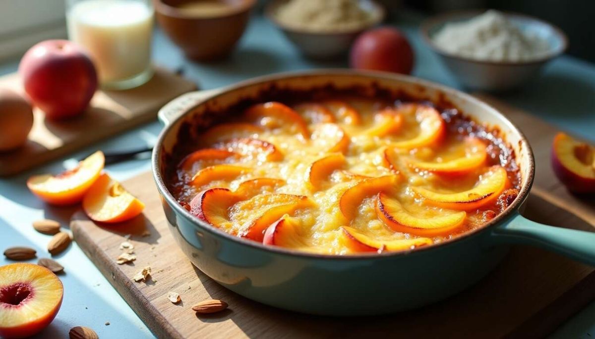 Un gratin de pêches léger pour sublimer vos desserts d'été