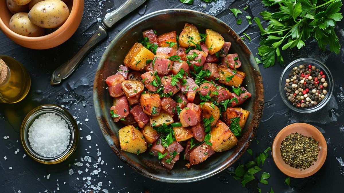 Un voyage gustatif au cœur des Ardennes avec la salade au lard