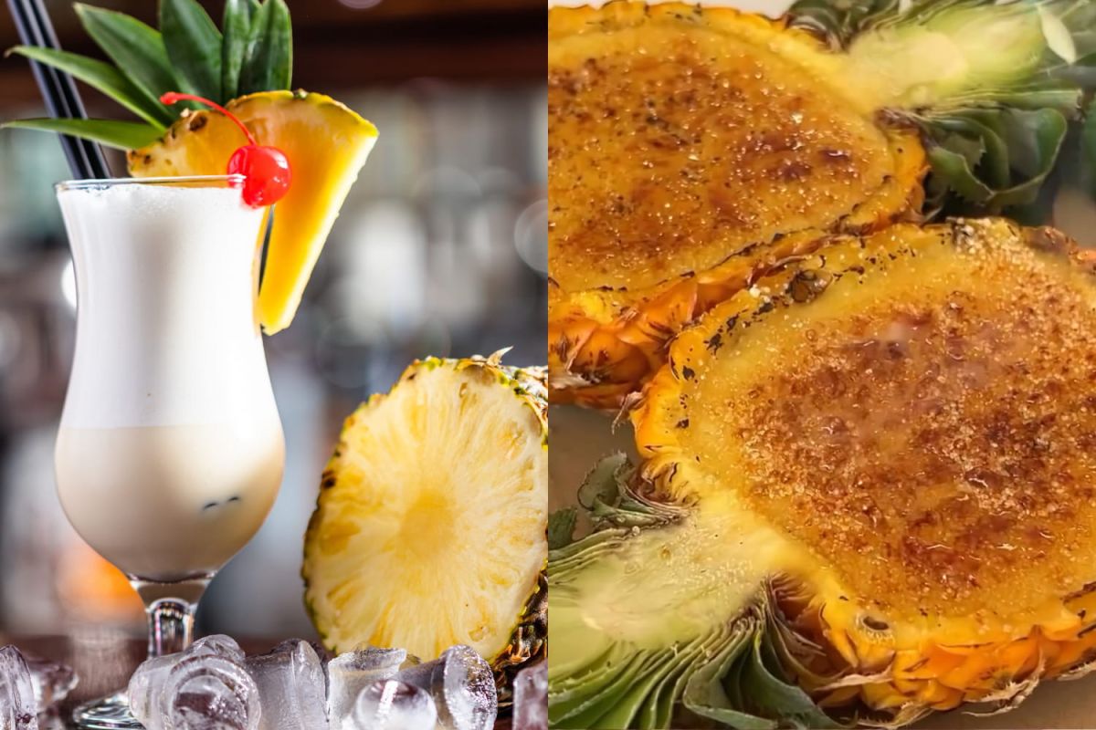 Un dessert d'été original : la crème brûlée façon piña colada qui vous fera voyager
