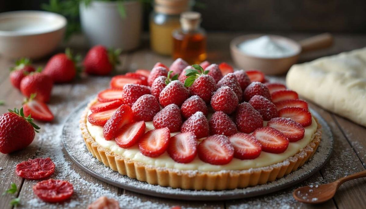 la tarte aux fraises et mascarpone, un délice estival à savourer
