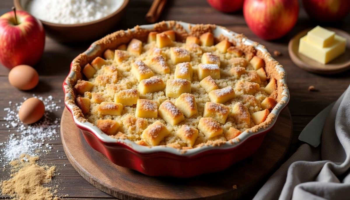 un délice d'automne : la recette du crumble aux pommes