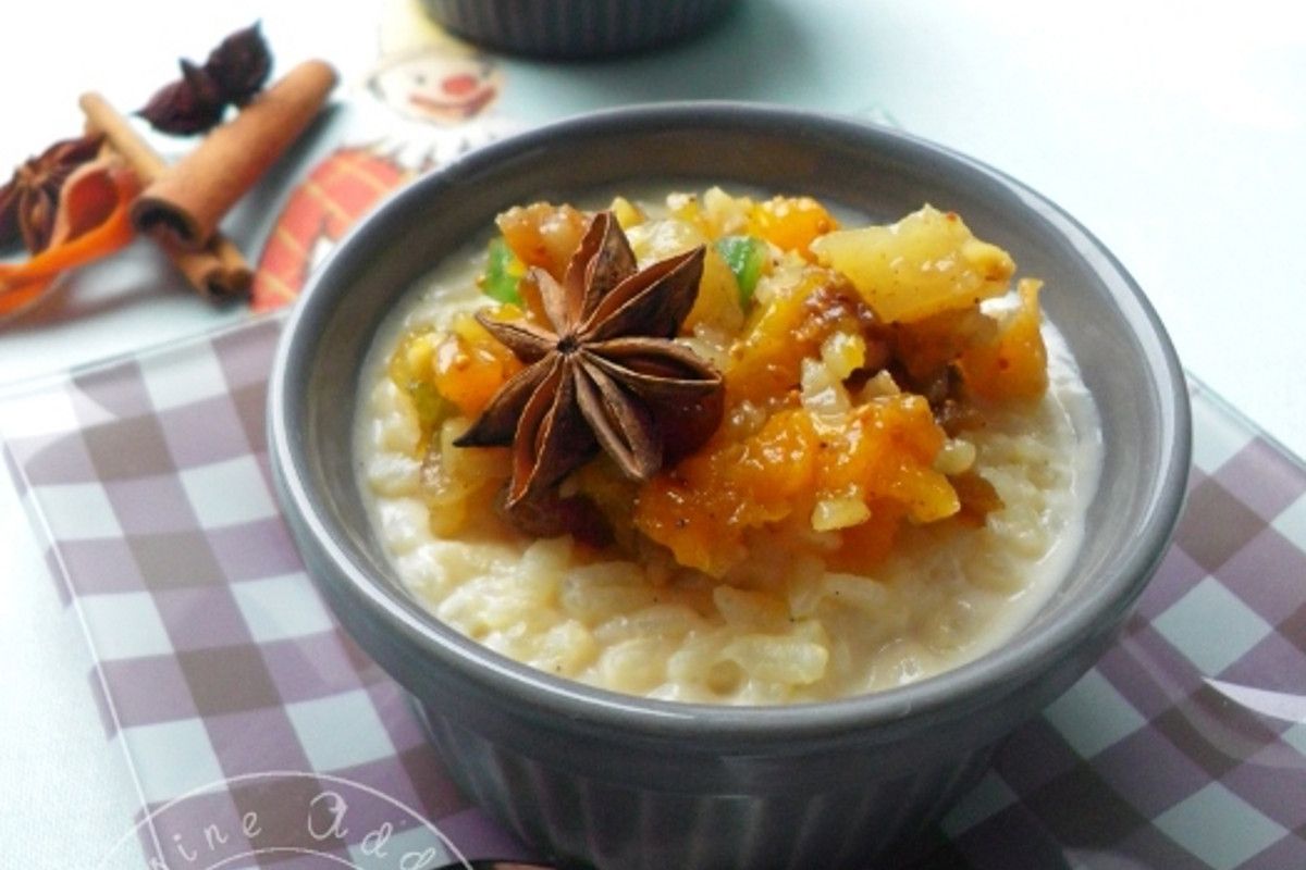 Riz au lait aux saveurs de Noël inspiré du Baerewaecke
