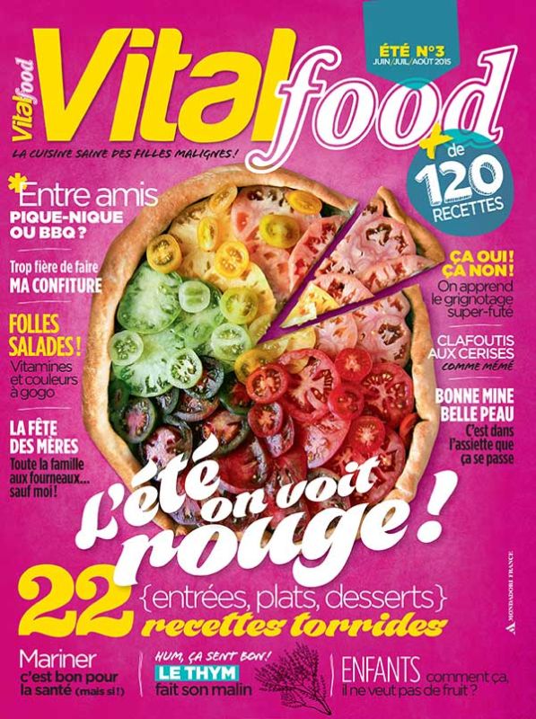 Le numéro d'été de Vital food est enfin en kiosque