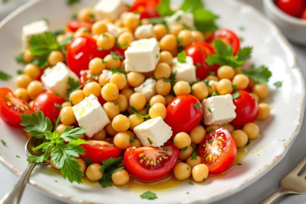 La salade de pois chiches : un incontournable de l'été à découvrir absolument