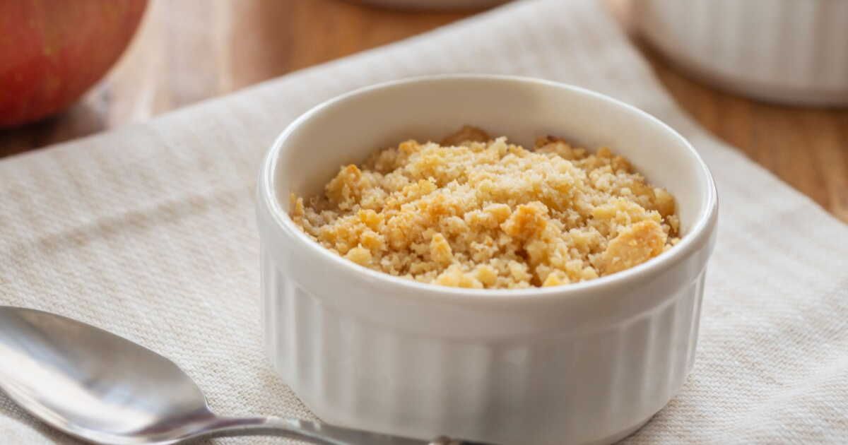 Crumble aux pommes sans beurre : découvrez une recette savoureuse et légère