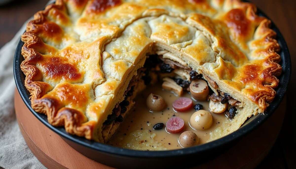 Savoureuse tourte aux champignons : un délice facile à réaliser