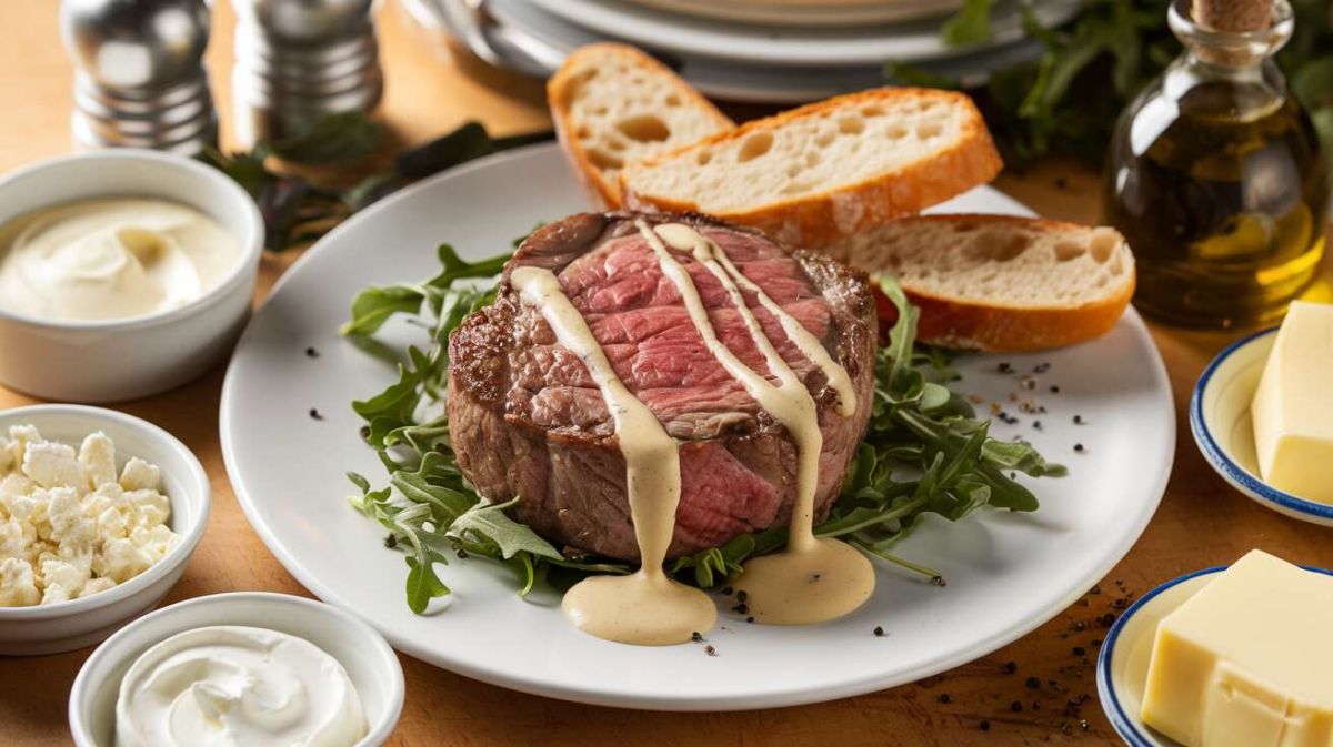 Filet mignon à la sauce roquefort