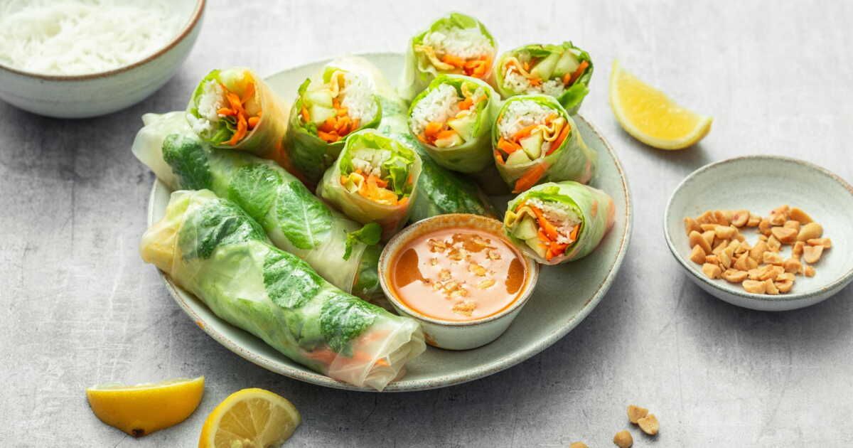 Découvrez la recette légère et délicieuse des rouleaux de printemps