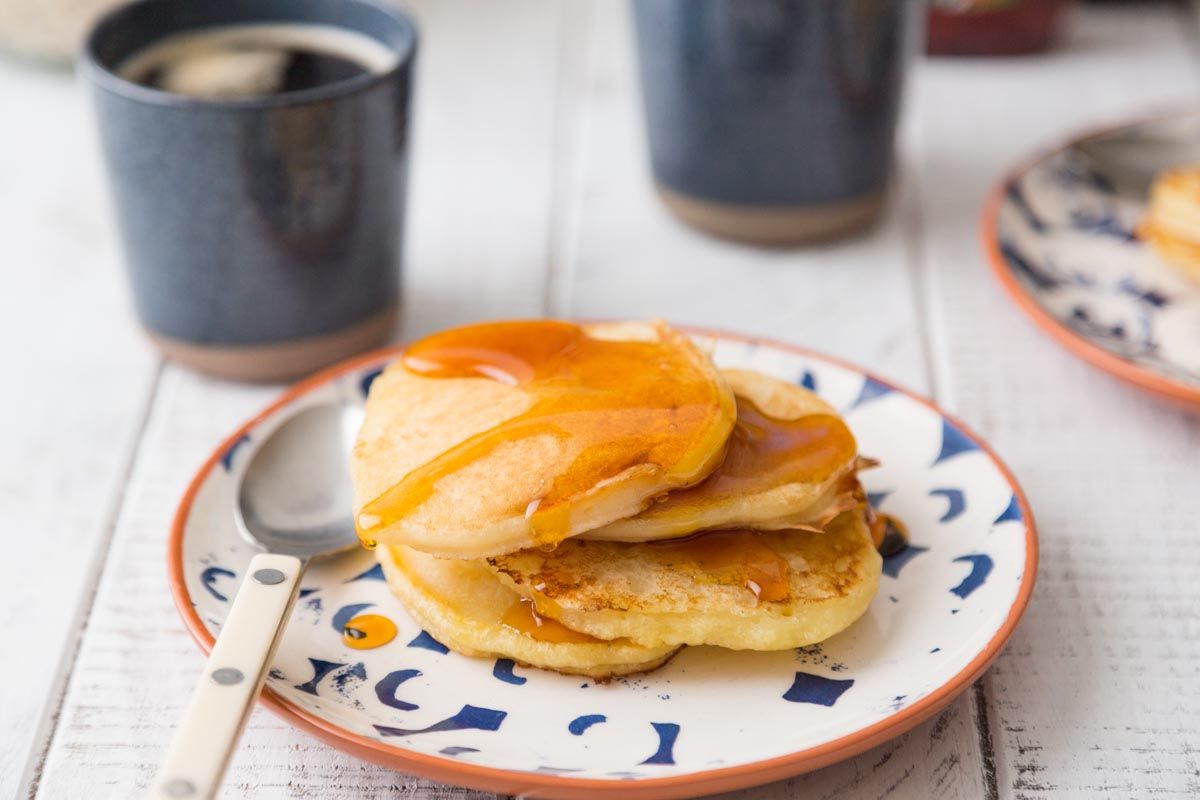 Dégustez des pancakes vegan au jus de pois chiche