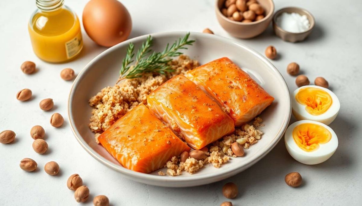 Saumon en croûte de noisettes : une recette raffinée et accessible